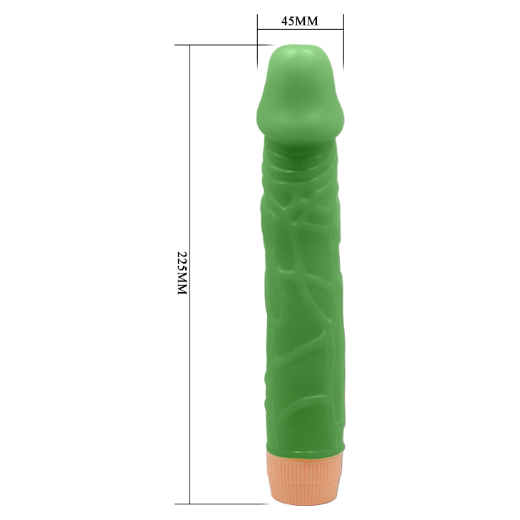 8.8″ Green Sparkle Dildo - Image 3